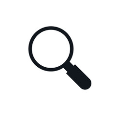 Magnifying glass icon flat vector design