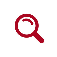 Magnifying glass icon flat vector design