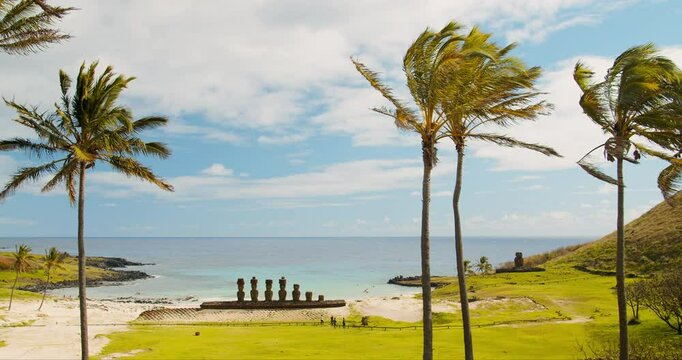 Anakena Beach, Easter Island