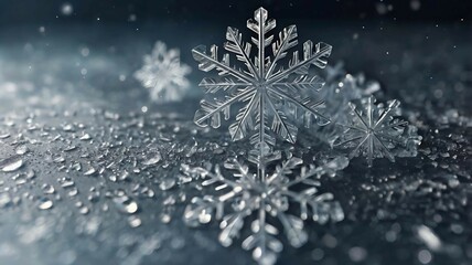 christmas snowflake background