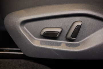 Explore the intricate functions of premium luxury car seat control buttons in detail