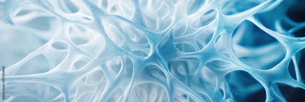 Fototapete the artwork showcases intricate blue and white 3d lines, creating a mesmerizing sense of depth and c