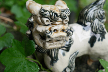 沖縄県那覇市のやちむん通りの景観