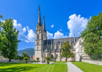 Historic Stift Admont in the State of Upper Austria, Austria