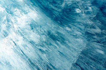 Glacier ice wall in Mer de Glace, Chamonix-Mont-Blanc