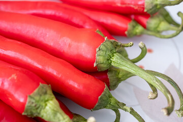 red and green peppers