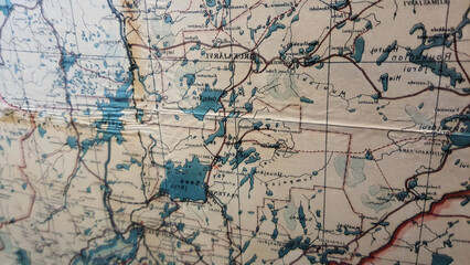 old historic antique map texture backdrop