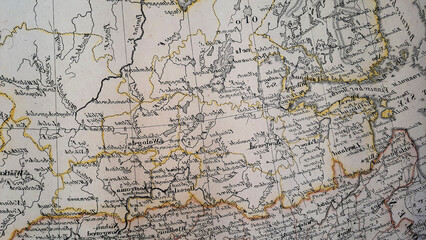 old historic antique map texture backdrop