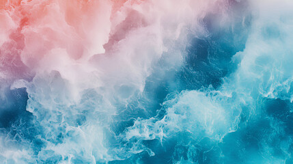 Fototapeta premium abstract watercolor ocean waves background