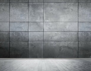 moderne betonmauer hintergrund textur graue breite steinwand mit boden