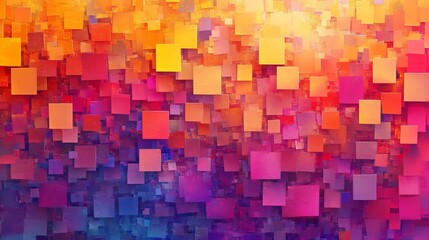 A geometric background composed of squares in various shades, featuring smooth transitions of color and light. The gradient effect adds depth and creates a dynamic visual