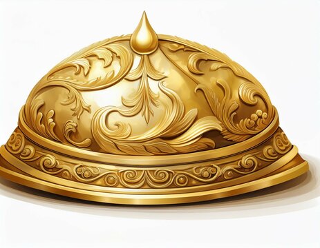 golden tarket icon white background