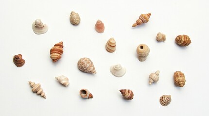Abstract Seashell Arrangement