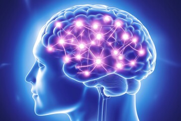 a brain building neural connections between neurons