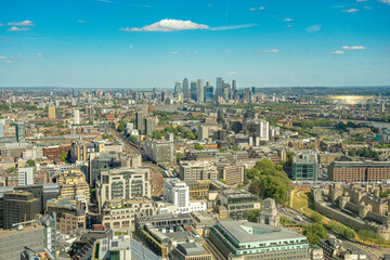 view from the sky garden edition porch, buildings, urban life, river thames, London.