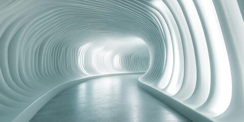 Obraz premium white abstract room wallpaper