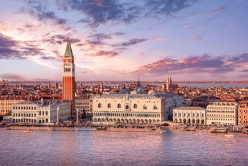 Naklejka premium Aerial view of Venice