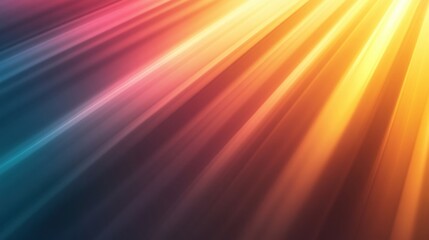 Obraz premium Vibrant light beams create a dynamic and colorful abstract background, AI