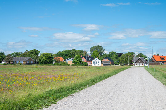 Town of Voersaa in Northern Denmark