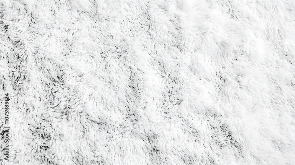 Poster white plush fleece fabric texture background, showcasing the soft and warm material