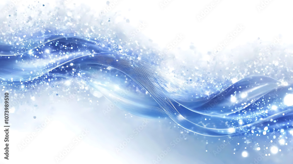 Aufkleber abstract blue wave technology mobile and web banners global cyber network connectivity concept digit