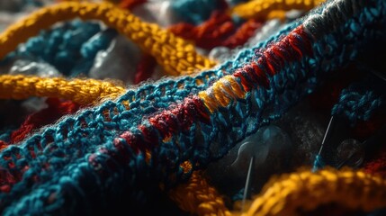 Vibrant Macrame Artwork