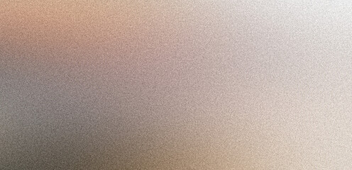 Grainy gradient background, gray beige brown abstract noise texture banner poster header cover wallpaper design