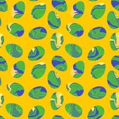 Easter seamless pattern with eggs for wallpaper and fabrics and textiles