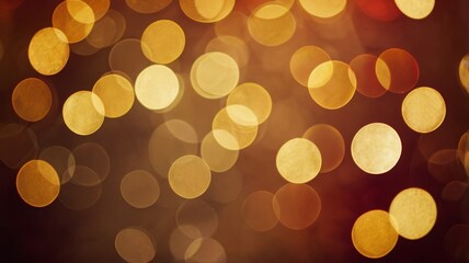 A blurred, soft-focus bokeh effect with large, glowing circles in shades of gold, creating a dreamy, light-infused atmosphere