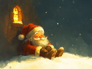 Santa Claus Christmas illustration 