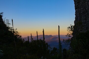 Sunset in Brazilian Espinhaco range