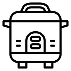 Gastronomy icon black line