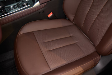 Discover the Stylish Car Interior with Premium Leather Seats for elegance and comfort