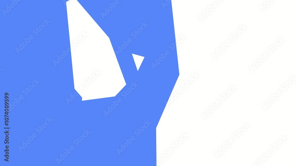 Poster animation of solid blue background with subtle texture, creating a simple backdrop.