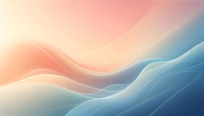 Gentle gradient background in soft pastel colors, creating smooth, calming aesthetic