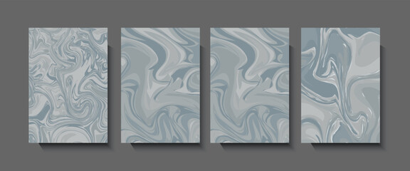 Liquid dynamic gradient Color waves geometric background .Fluid marble texture set and fluid acrylic painting on canvas.Designs for covers, presentations, invitations, flyers, annual reports, posters.