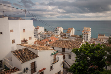 views of the coastal town of altea