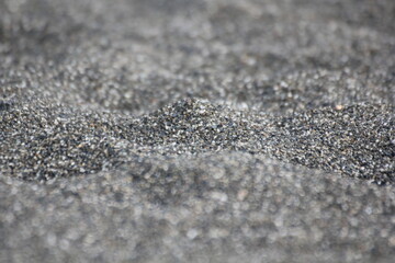 Gray small pebbles sand