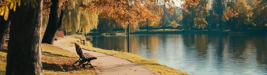 Experience the Beauty of Autumn Leaves Dancing in the Park