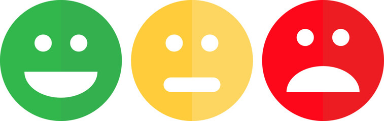 Faces people satisfaction form of a service provided. Concept: Satisfaction, faces, form.