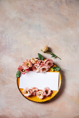 Tło kwiatowe do wizytówki © alicjakoll