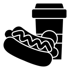 Gastronomy icon fill black