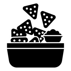 Gastronomy icon fill black