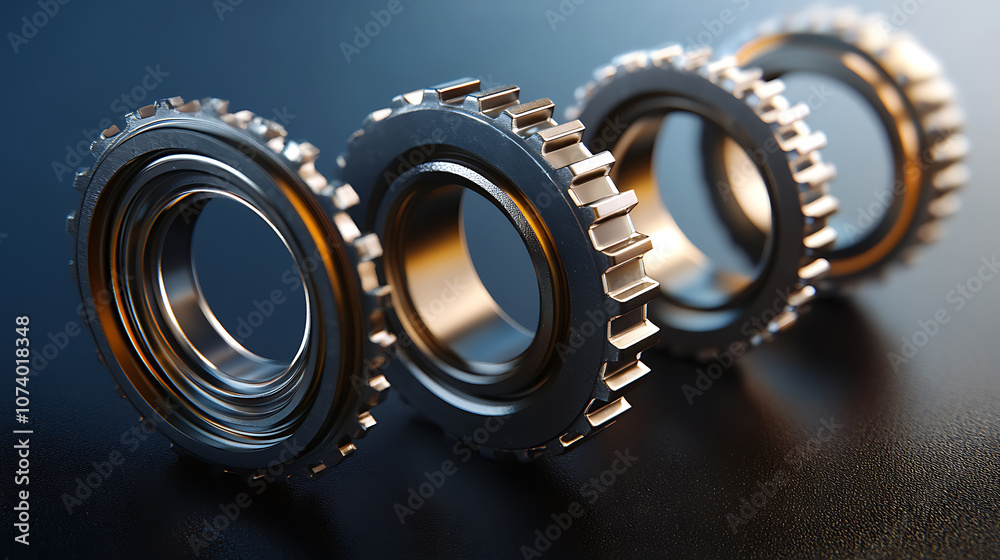 Leinwandbilder bearing selection guide for mechanical systems: emphasizing load capacity and friction, concept bear