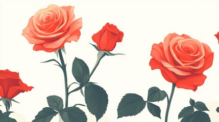 Luxurious Cozy Soft White Background Wallpaper Adorned With Roses In Vintage Baroque Style Digital Art For Wall Print