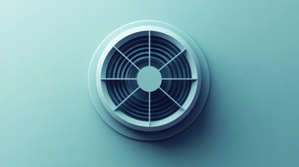 Closeup View Of A Modern Ventilation System Designed For High Efficiency Energy Recovery With At Least 90 Efficiency