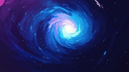 Obraz premium Hurricane Category Five Night Satellite View Of Pacific Storm Swirling Cyclone Typhoon Climate Change Concept Ai Generated Image