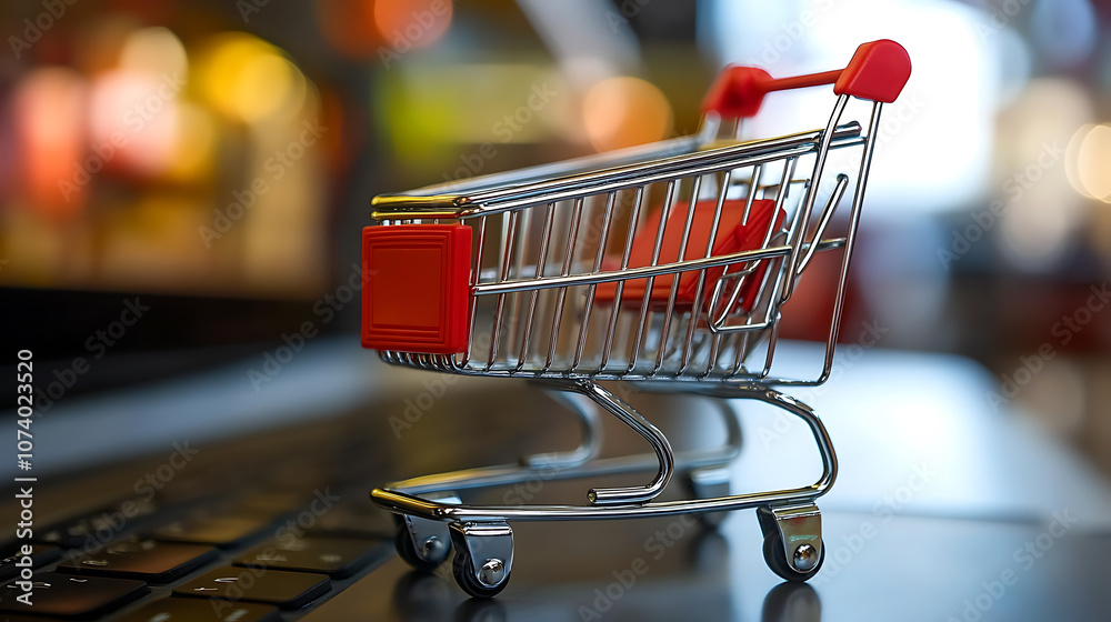 Poster modern e-commerce solutions for seamless online shopping and retail experiences, enhance your digita