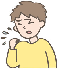 咳をする子ども