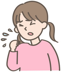 咳をする子ども